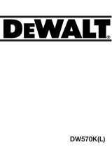 DeWalt DW570K User manual