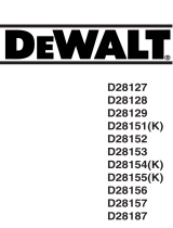 DeWalt d 28127 Owner's manual