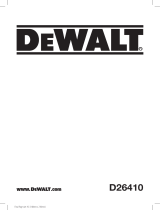 DeWalt D26410 User manual