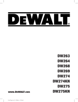 DeWalt DW268K User manual