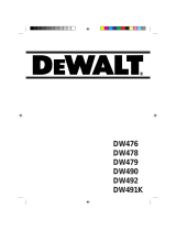 DeWalt dw 492 Owner's manual
