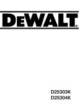 DeWalt D 25304 Owner's manual