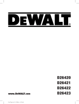 DeWalt D26420 User manual