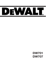 DeWalt DW701 User manual