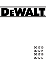 DeWalt d 21710 k Owner's manual