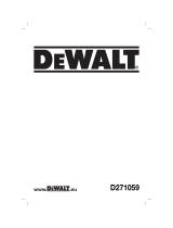 DeWalt D271059 User manual