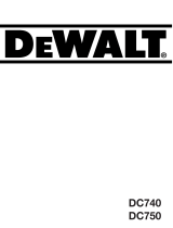 DeWalt DC750 User manual