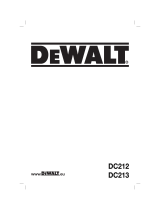 DeWalt DC213 Owner's manual