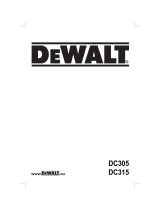 DeWalt DC315KL Owner's manual