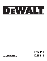 DeWalt D27112 User manual