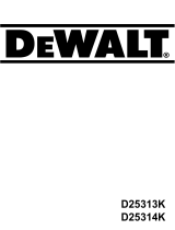 DeWalt D25313K Owner's manual