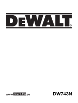 DeWalt DW743N User manual