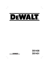 DeWalt D51431 Owner's manual