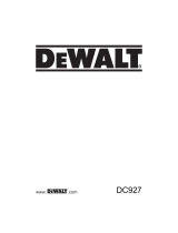DeWalt DC927K User manual