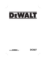 DeWalt dc927kl Owner's manual