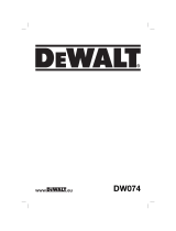 DeWalt DW074 User manual