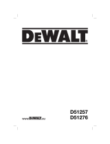 DeWalt D51276 Owner's manual