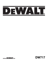 DeWalt DW717 Owner's manual