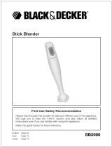 Black & Decker SB2000 User manual