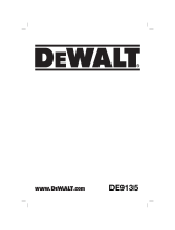 DeWalt DE9135 User manual