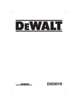 DeWalt D25135 User manual