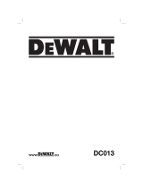 DeWalt DC013 User manual