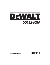 DeWalt DCF610 T 1 Owner's manual