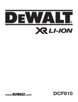 DeWalt DCF610 User manual