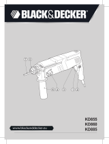 Black & Decker KD855 User manual