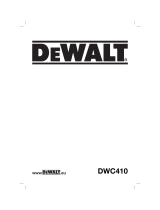 DeWalt DWC410 T 1 Owner's manual