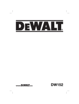 DeWalt DW152 Owner's manual