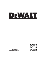 DeWalt DC223 Owner's manual