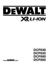 DeWalt DCF880 User manual