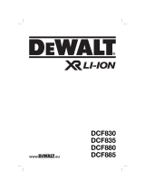 DeWalt DCF835C2 Owner's manual