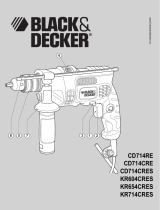 BLACK+DECKER CD714RE T2 Owner's manual