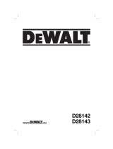 DeWalt D28143 Owner's manual