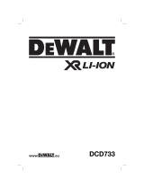 DeWalt DCD733 Owner's manual