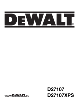 DeWalt D27107XPS Owner's manual