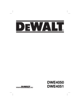 DeWalt DWE4050 T 1 Owner's manual