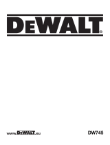 DeWalt DW745 T 3 Owner's manual