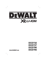 DeWalt DCD795 User manual