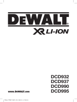 DeWalt DCD937 User manual