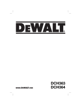 DeWalt DCH363 User manual