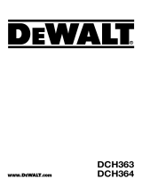 DeWalt DCH363 User manual