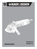 Black & Decker BPGS8100 User manual
