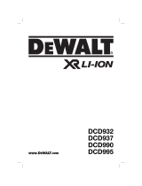 DeWalt DCD995 User manual