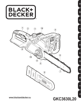 Black & Decker Tronçonneuse Sans Fil 36V User manual