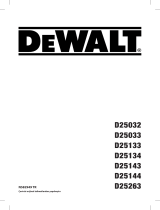 DeWalt D25143 User manual