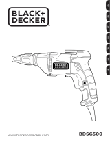BLACK+DECKER BDSG500 User manual