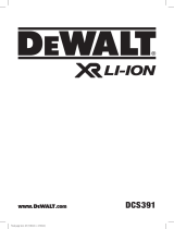 DeWalt DCS391 User manual